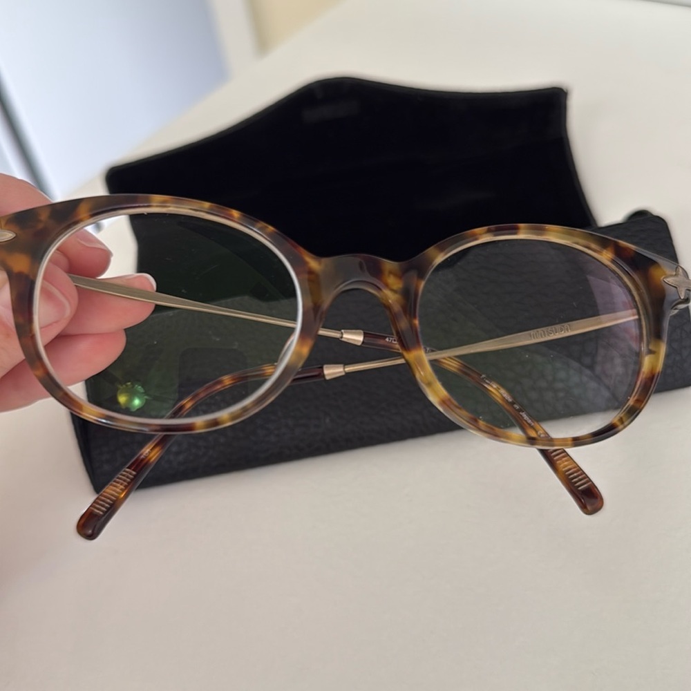 Matsuda M2022 Tortoise Cat Eye Optical Eye Glasses Made in Japan 47mm - Picture 7 of 8